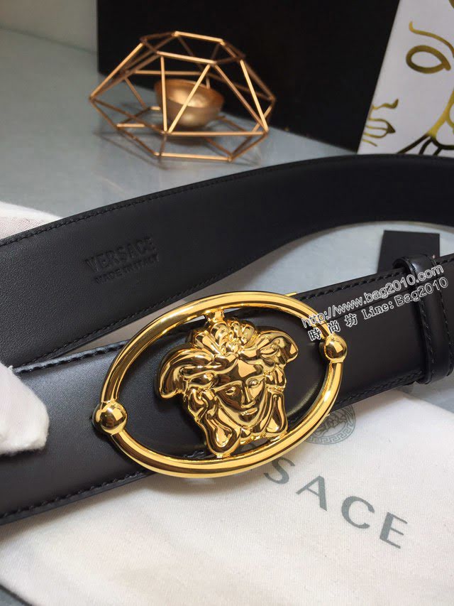 VERSVE男士皮帶 範思哲高端小牛皮腰帶 範思哲美杜莎鏈條五金  jjp1279